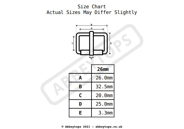 Half Roller Buckle