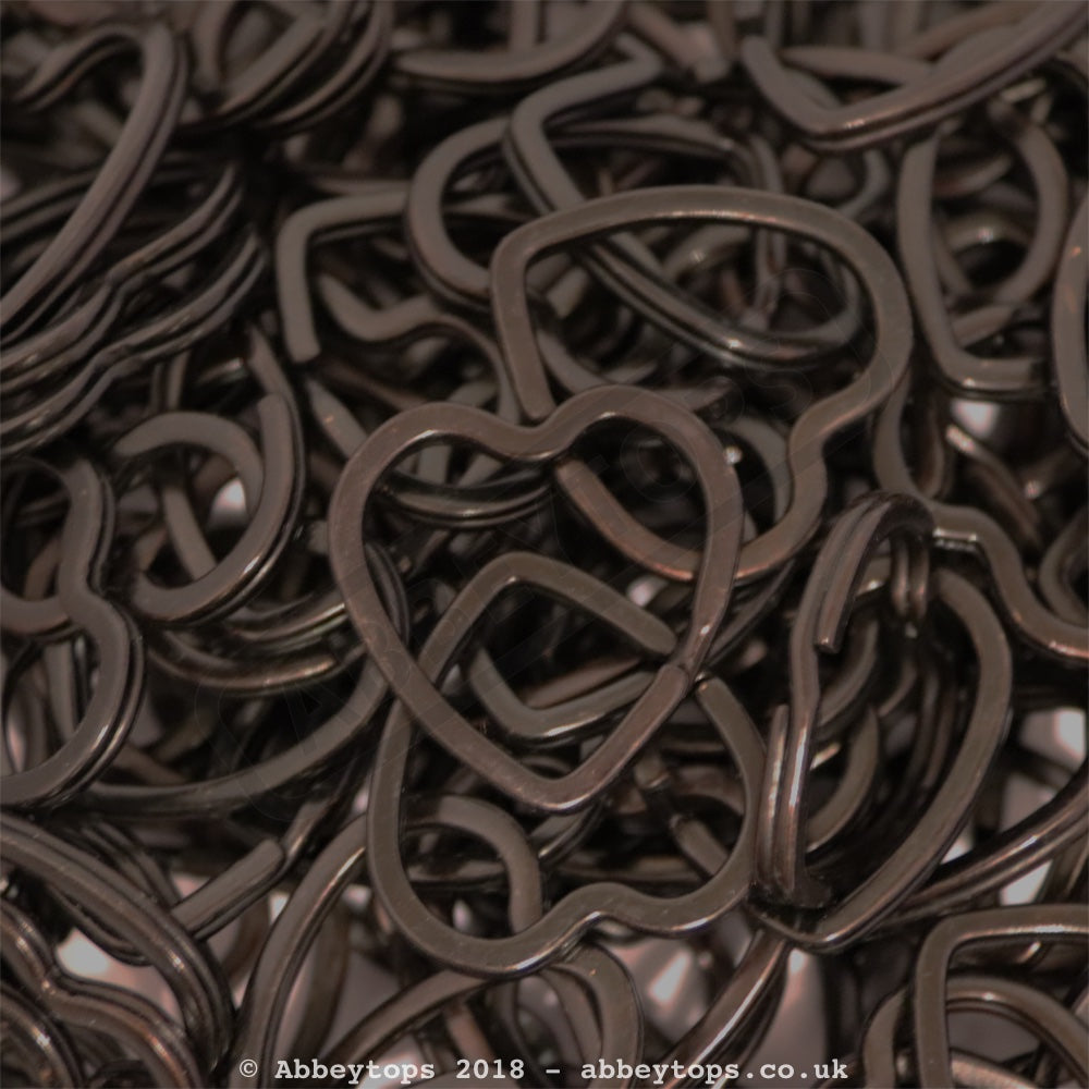 Heart Split Rings