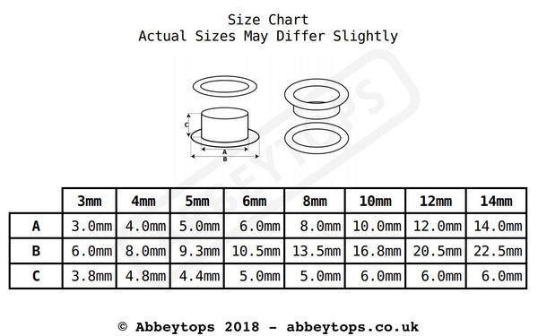 Eyelets with Washers